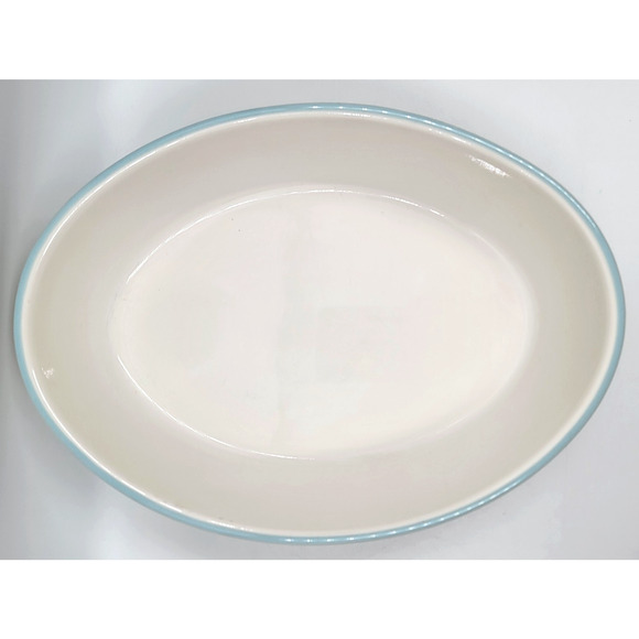 Pfaltzgraff April 10" Oval Vegetable Serving Bowl Floral Pastels Purple Flowers - Picture 7 of 8